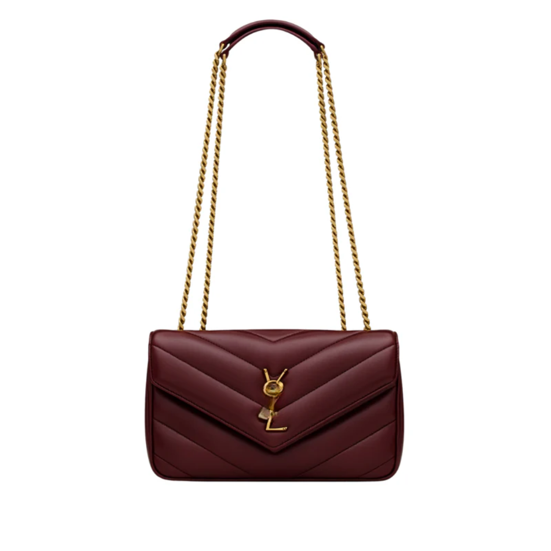 Tasche Small Matelassé Lammleder Bordeaux – SL
