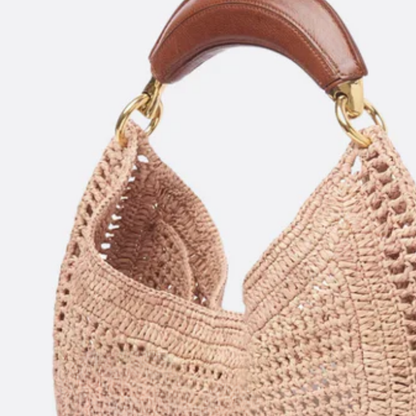 Tasche CH. Hot Summer Banana aus Raffia