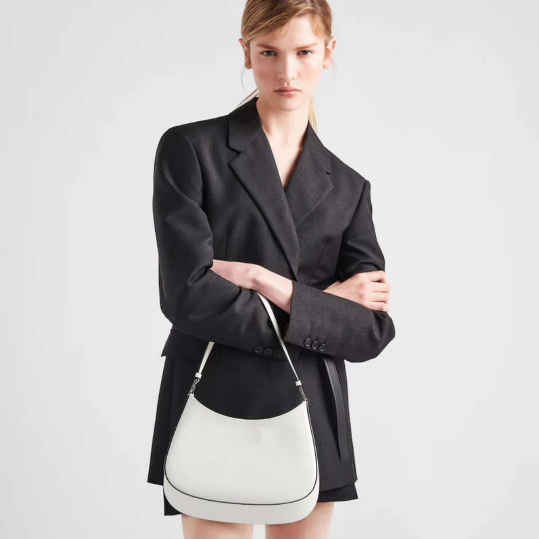 Tasche Prd Cl Schulter aus gebürstetem Leder