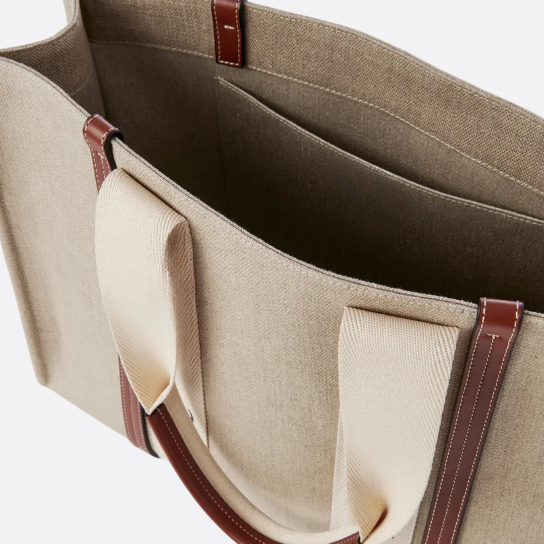 Tasche Große Wdy aus Leinen – Chl