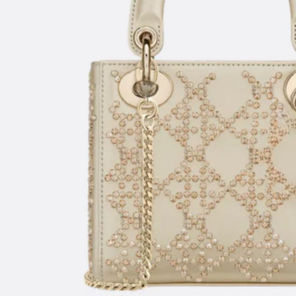 Mini Lady Tasche mit Perlenstickerei