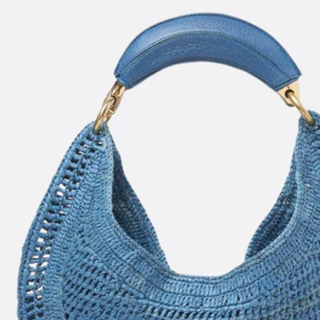 Tasche CH. Hot Summer Banana aus Raffia