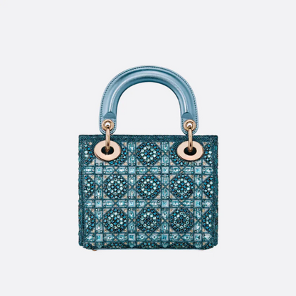 Mini Lady Tasche mit Perlen