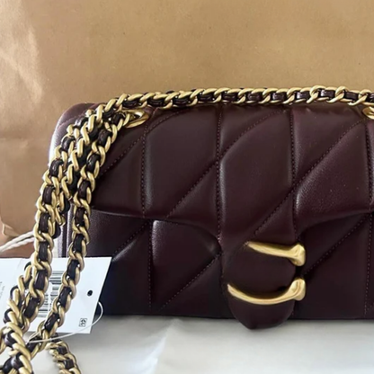 Tasche 26 Schulter Gesteppt – Cch Tby Dunkelbraun