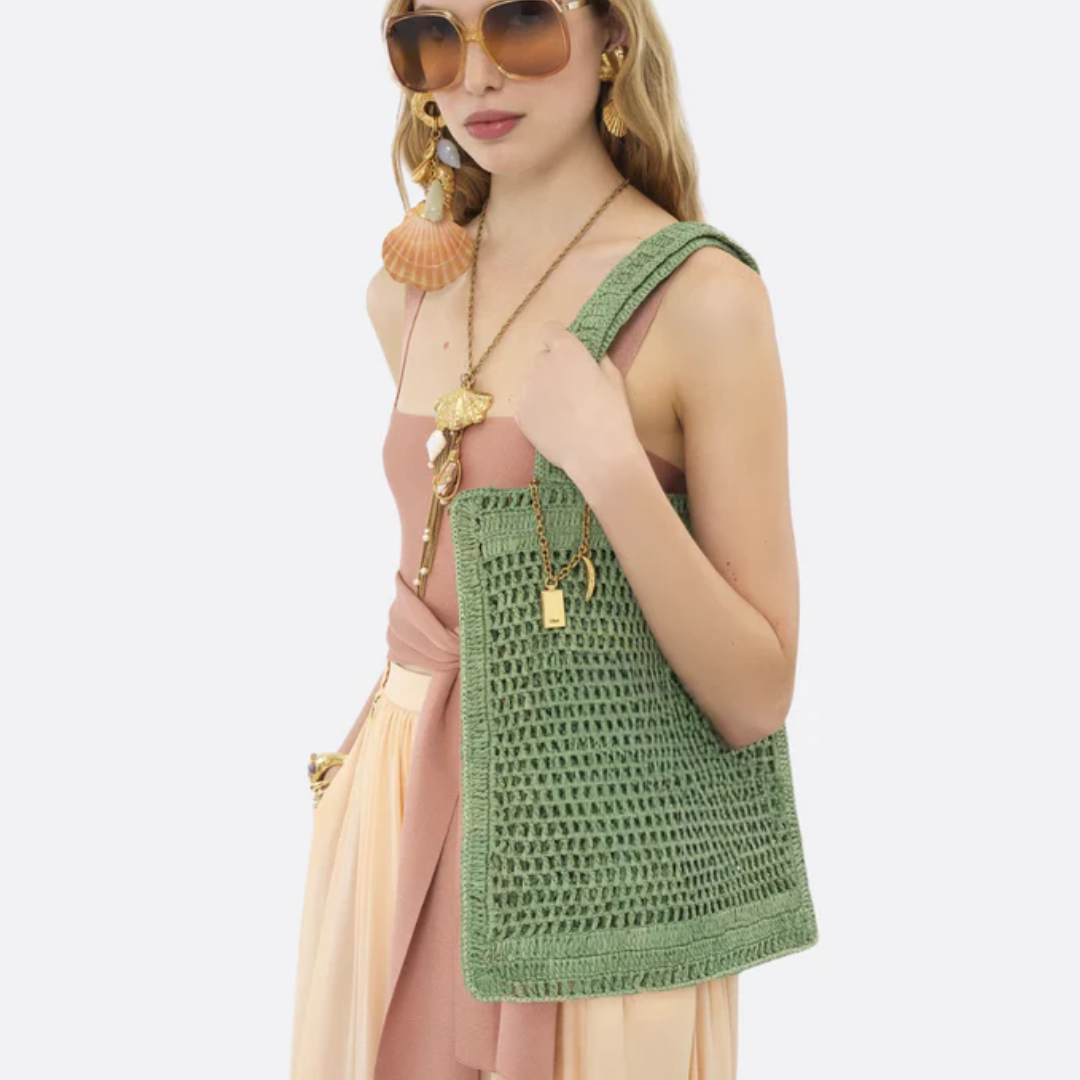 Tasche Summer Banana aus Raffia